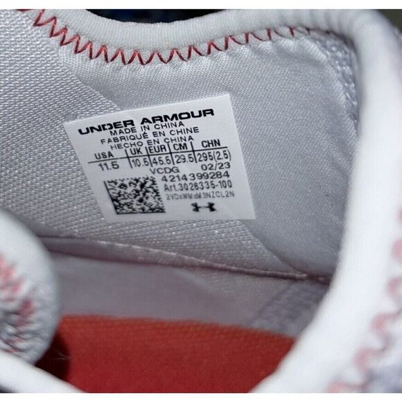 Under Armour UA Spotlight Clone MC LE USA Football Cleats Men Sz 11.5 3026335100 - Picture 9 of 9